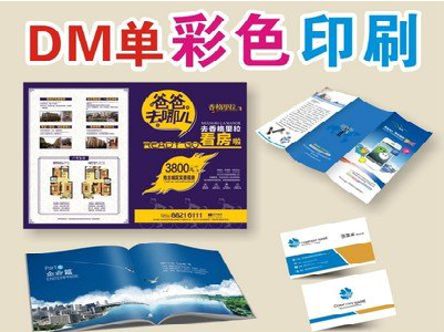柞水单页印刷，色彩搭配简单。