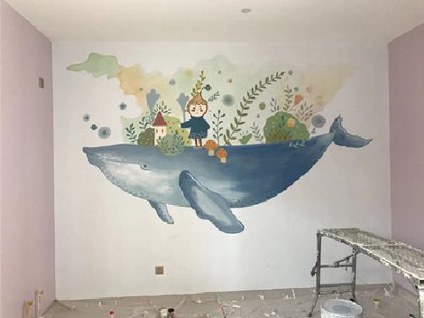 柞水手绘墙的特点及优势。